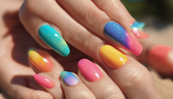 Get ready for summer with vibrant beach nail colors