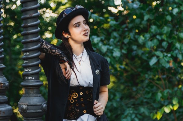 Create your signature steampunk outfit with handcrafted flair
